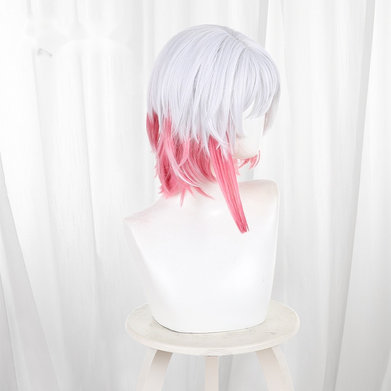 Emma Sakuraba Gradient Short Cosplay Wig for Magical Girl Witch Trial - 612A - Image 3