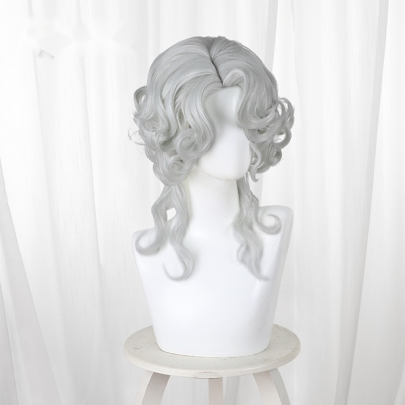 Queen Bee Silver Gray Short Curly Cosplay Wig for Identity V - 562WA - Image 2