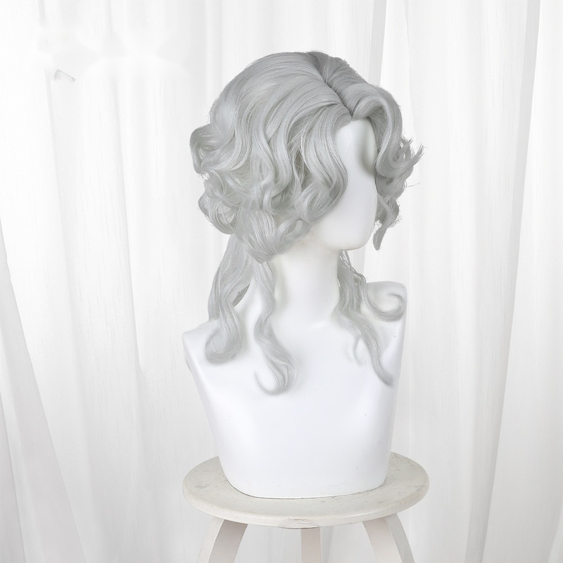 Queen Bee Silver Gray Short Curly Cosplay Wig for Identity V - 562WA - Image 3
