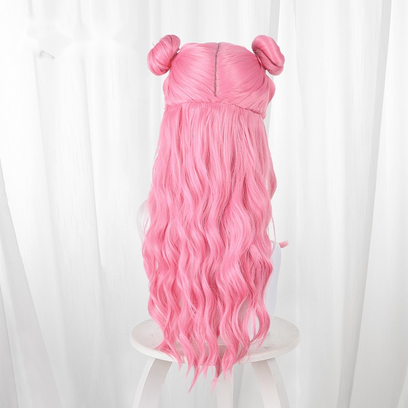Belle Red Double Bun Curly Cosplay Wig for You and I Are Polar Opposites - 461N - Image 4