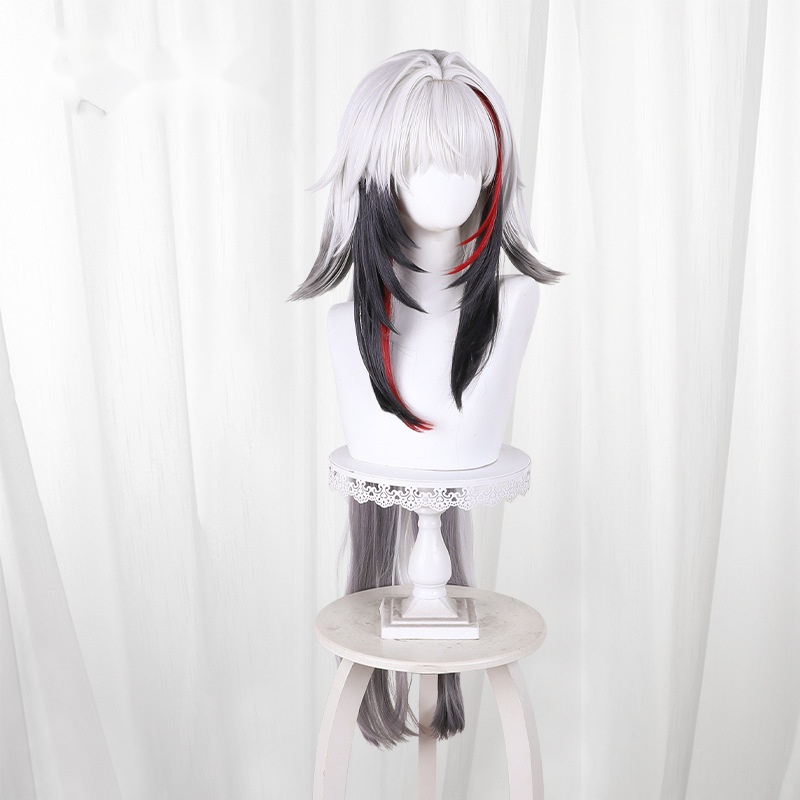 Ye Shunguang Gradient Silvery White Clip-in Long Cosplay Wig for Zenless Zone Zero - 614AA - Image 2