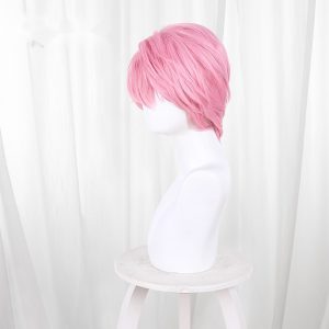 Tamon Fukuhara Sakura Pink Pink Short Teased Cosplay Wig for Tamon's B-Side - 615A