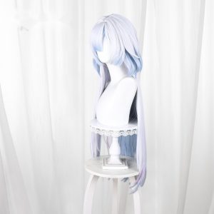 Morning Gradient Silver-white Scalp-top Jellyfish Cut Cosplay Wig for Wuthering Waves - 572P