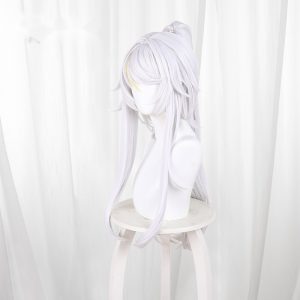 Zibai Highlighted Blonde Scalp-top Clip-in Cosplay Wig for Genshin Impact - 605