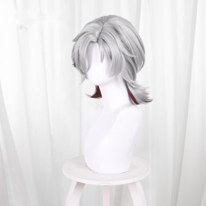 Yeloa Gradient Side-part Scalp-top Short Flipped Cosplay Wig for Genshin Impact - 605C