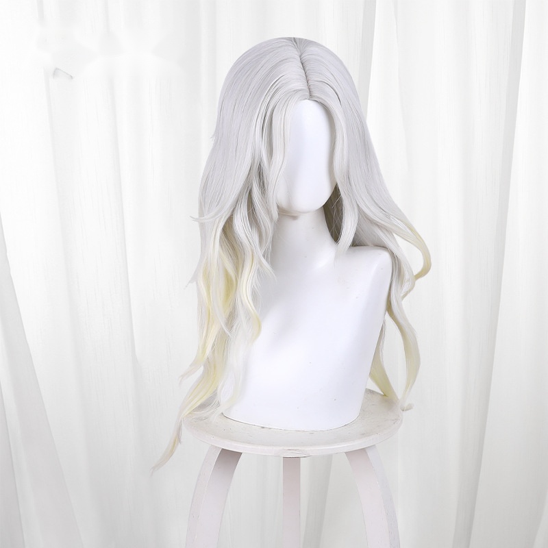 Photographer Gradient Platinum Blonde Long Flipped Cosplay Wig for Identity V - 476LC - Image 2