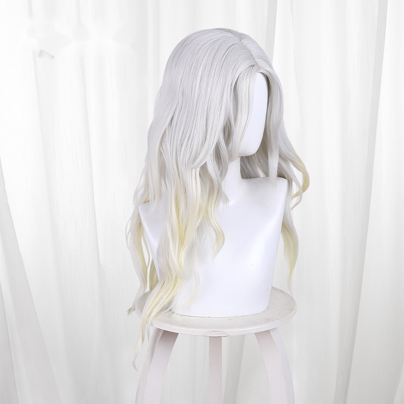 Photographer Gradient Platinum Blonde Long Flipped Cosplay Wig for Identity V - 476LC - Image 3