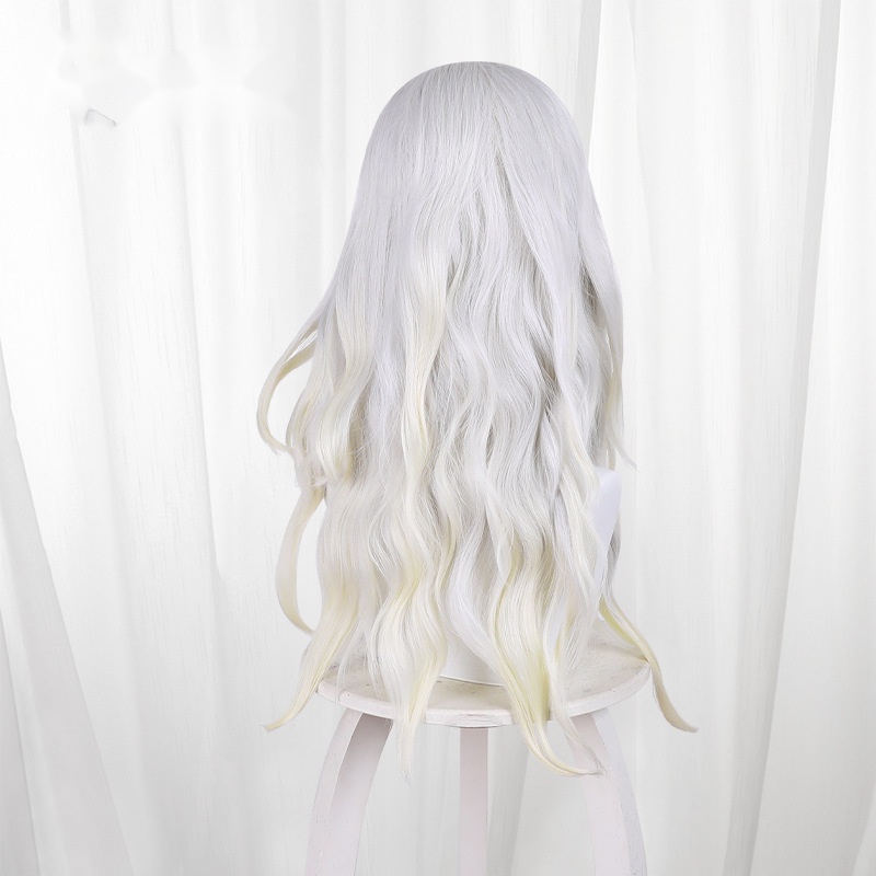 Photographer Gradient Platinum Blonde Long Flipped Cosplay Wig for Identity V - 476LC - Image 4