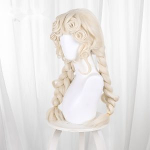 Little Girl Light Blonde Braided Cosplay Wig for Identity V - 476ZC
