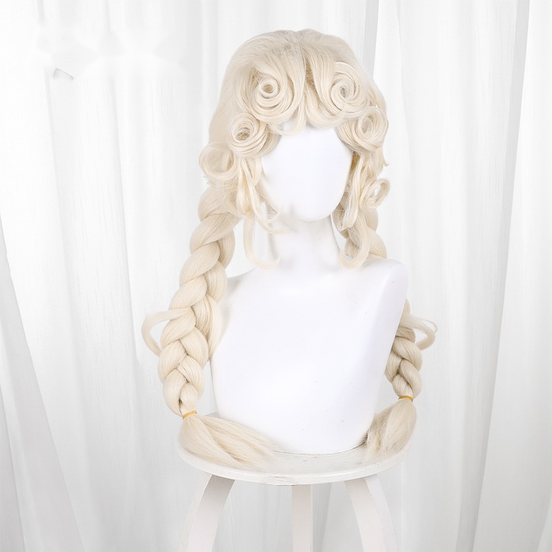 Little Girl Light Blonde Braided Cosplay Wig for Identity V - 476ZC - Image 2