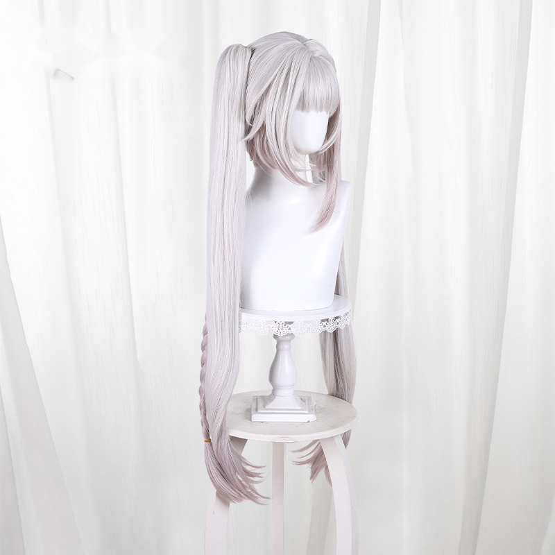 Sparkle Gradient Clip-in Twin Ponytail Cosplay Wig for Honkai: Star Rail - 566DA - Image 3
