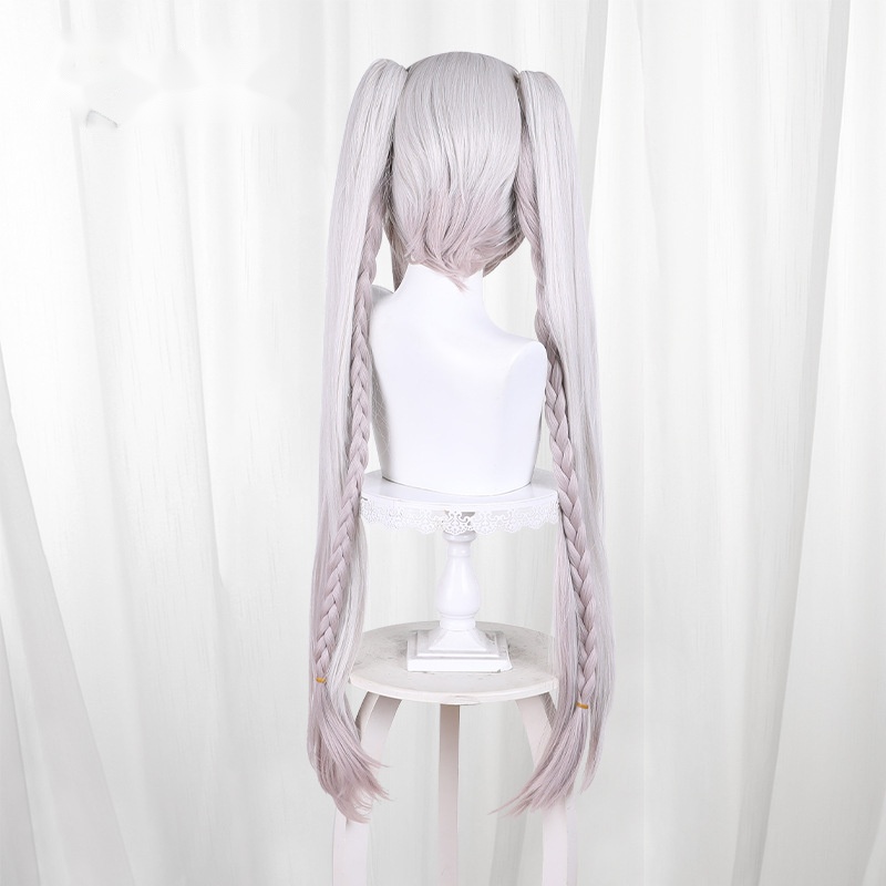 Sparkle Gradient Clip-in Twin Ponytail Cosplay Wig for Honkai: Star Rail - 566DA - Image 4