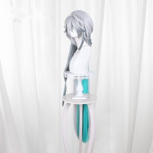 Yaoguang Multi-color Gradient Clip-in Long Flipped Cosplay Wig for Honkai: Star Rail - 566V