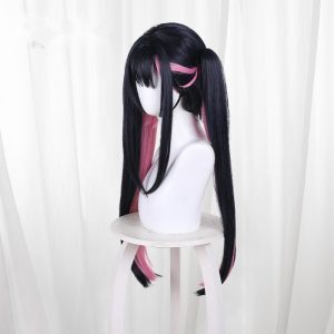 Noi Shunsawa Color-block Clip-in Twin Ponytail Cosplay Wig for Cosmic Princess Kaguya! - 613D