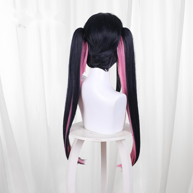 Noi Shunsawa Color-block Clip-in Twin Ponytail Cosplay Wig for Cosmic Princess Kaguya! - 613D - Image 4