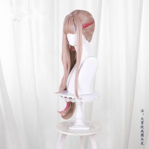 Kaguya Rose Red Ponytail Styled Cosplay Wig for Cosmic Princess Kaguya! - 613BB