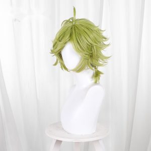 Knotgrass Green Short Flipped Spiky Cosplay Wig for Reverse: 1999 - 554H