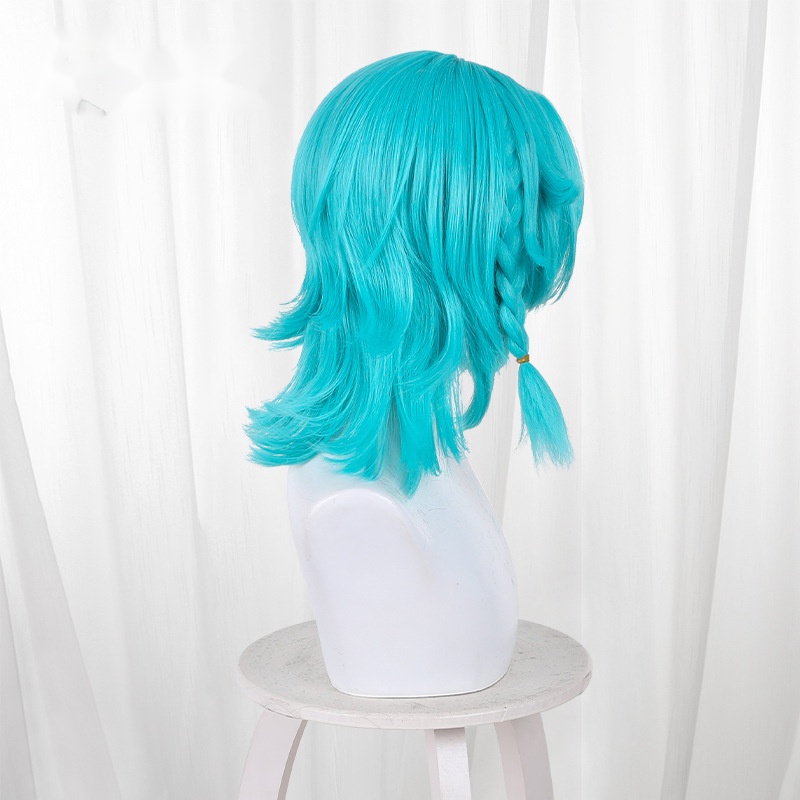 Maltese Puppy Green Middle-part Scalp-top Cosplay Wig for Honor of Kings - 617A - Image 2