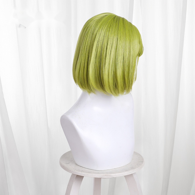Coco Green Scalp-top Bob Cosplay Wig for Witch Hat Atelier - Image 2