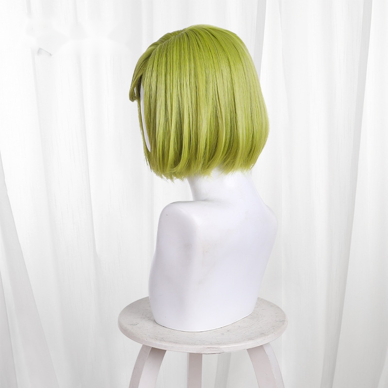 Coco Green Scalp-top Bob Cosplay Wig for Witch Hat Atelier - Image 3