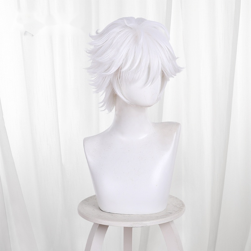 Qifrey White Flipped-up Teased Cosplay Wig for Witch Hat Atelier - 619B