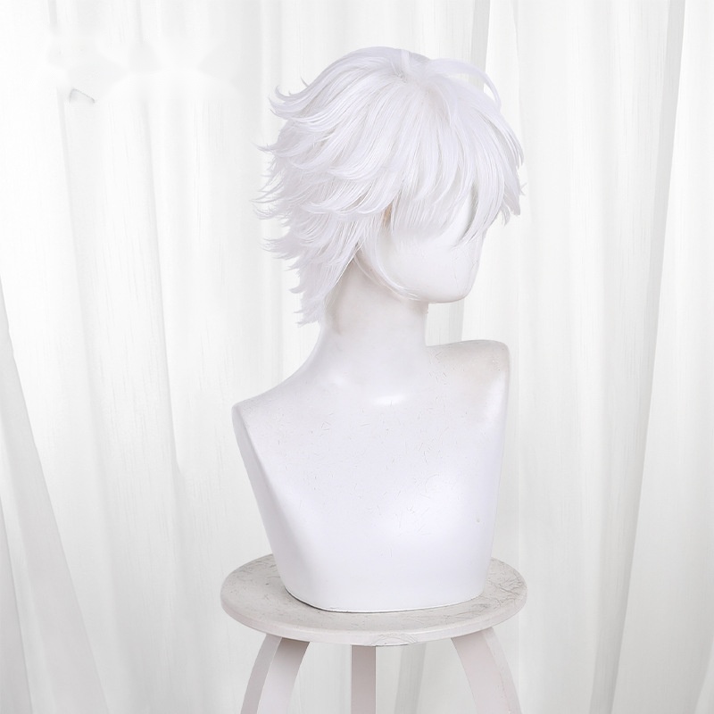 Qifrey White Flipped-up Teased Cosplay Wig for Witch Hat Atelier - 619B - Image 2