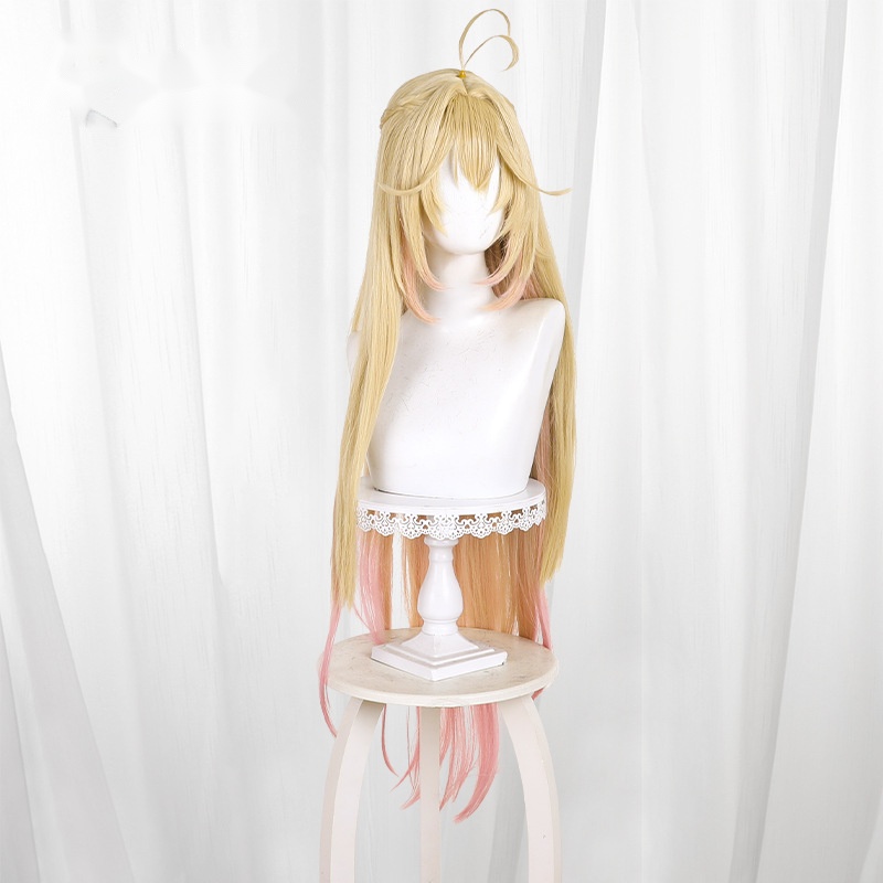 Aruruka Moriya Gradient Middle-part Scalp-top Cosplay Wig for Detective Pretty Cure - Image 2