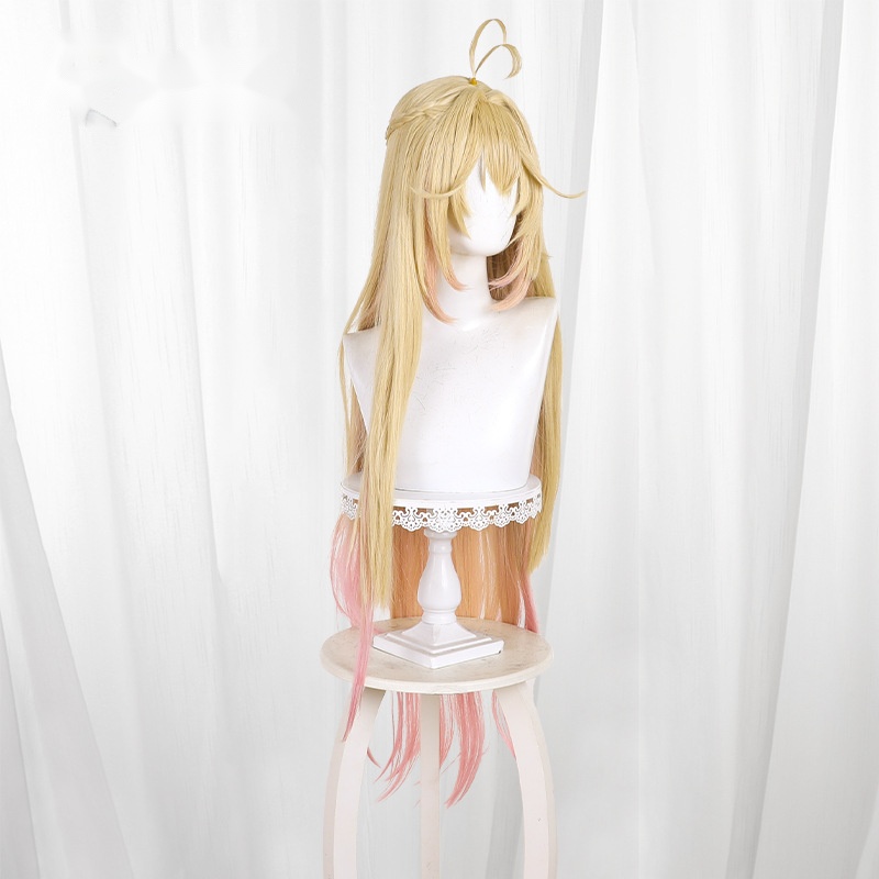 Aruruka Moriya Gradient Middle-part Scalp-top Cosplay Wig for Detective Pretty Cure - Image 3