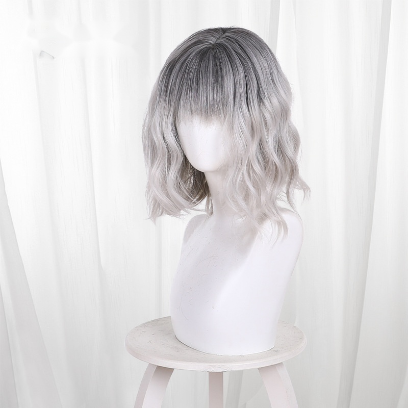 Emily Gradient Scalp-top Curly Cosplay Wig for Resident Evil Requiem - 520F - Image 3