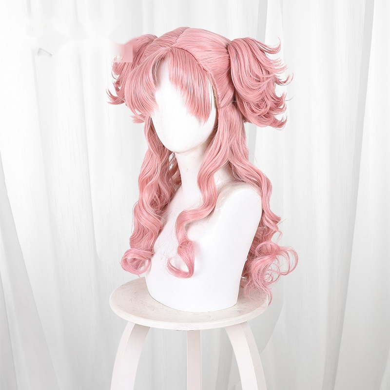 Tetia Gradient Pink Scalp-top Twin Ponytail Cosplay Wig for Witch Hat Atelier