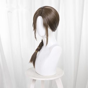 Lena Vandermere Brown Middle-part Scalp-top Long Cosplay Wig for Delta Force