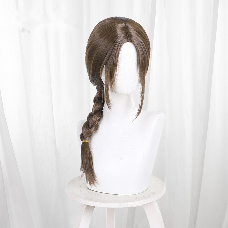 Lena Vandermere Brown Middle-part Scalp-top Long Cosplay Wig for Delta Force - Image 2