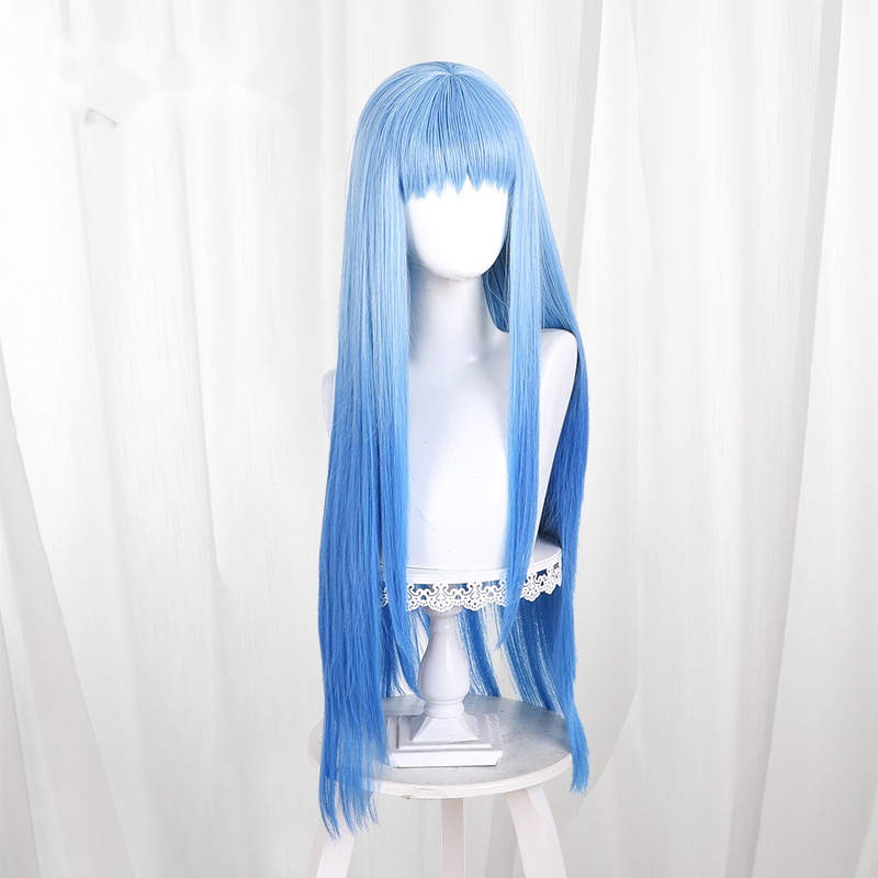 Richeh Gradient Blue Round Scalp-top Cosplay Wig for Witch Hat Atelier - 619D - Image 2
