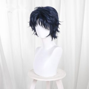 Hikaru Gero Blue Short Teased Cosplay Wig for Marriage Toxin