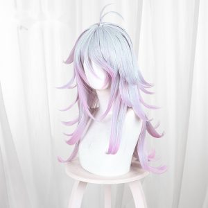 Iris Gradient Round Scalp-top Cosplay Wig for Rock Kingdom World