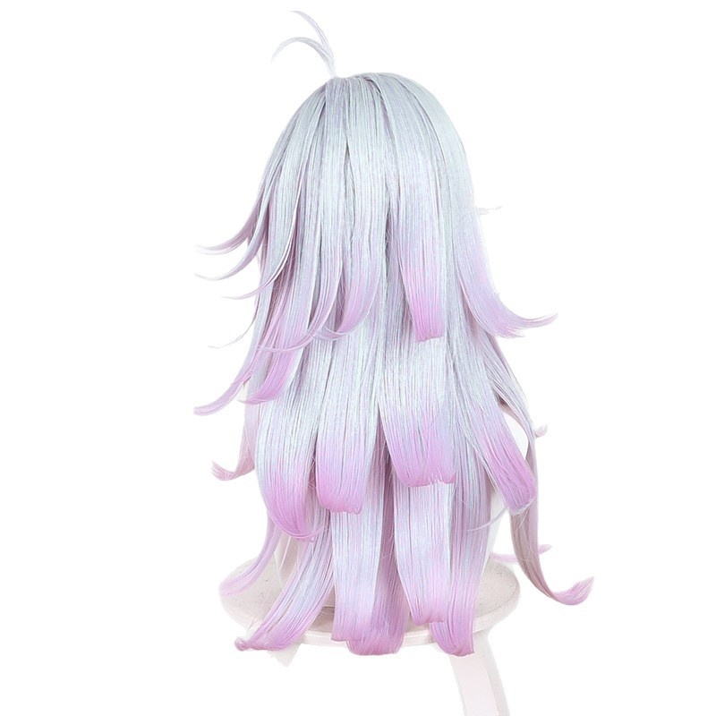 Iris Gradient Round Scalp-top Cosplay Wig for Rock Kingdom World - Image 4