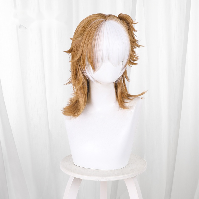 Prisoner Color-block Scalp-top Ponytail Cosplay Wig for Identity V - Image 2