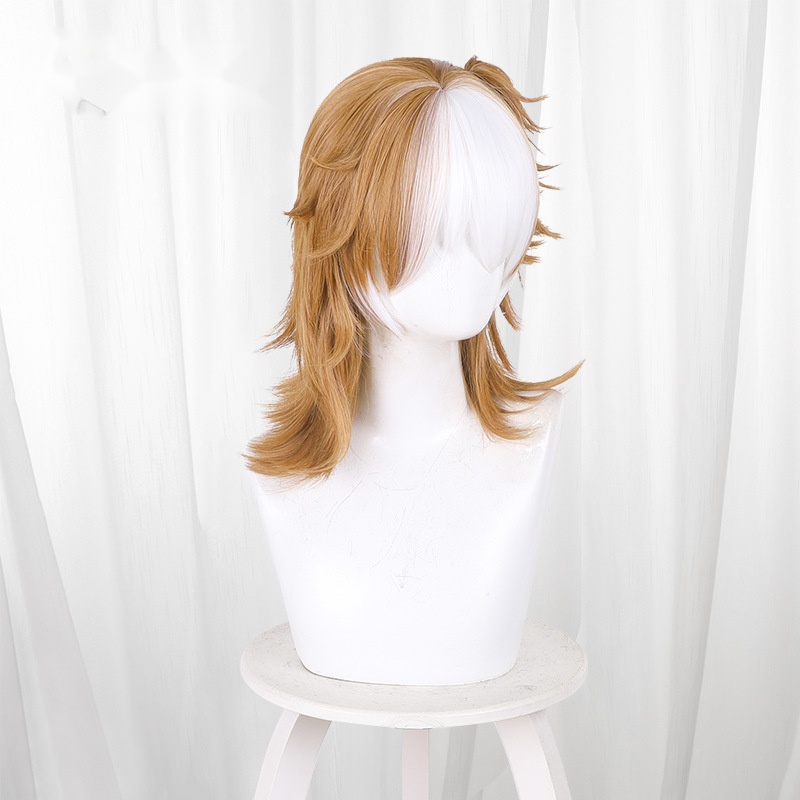 Prisoner Color-block Scalp-top Ponytail Cosplay Wig for Identity V - Image 3