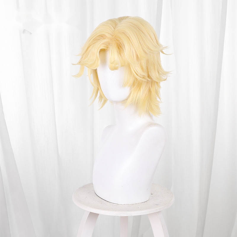 Hullabaloo Blonde Short Teased Cosplay Wig for Identity V