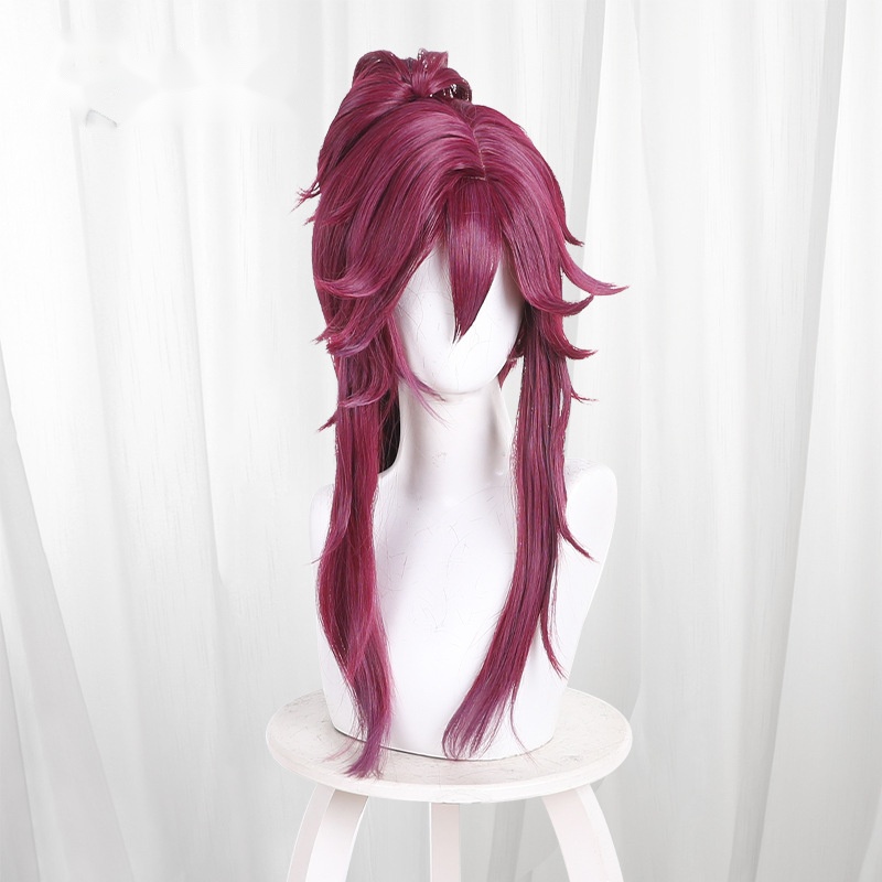 Nozomi Maruhata Purple Scalp-top Clip-in Single Ponytail Cosplay Wig for Ensemble Stars!! - Image 2