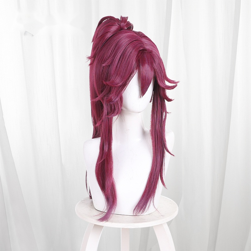 Nozomi Maruhata Purple Scalp-top Clip-in Single Ponytail Cosplay Wig for Ensemble Stars!! - Image 3