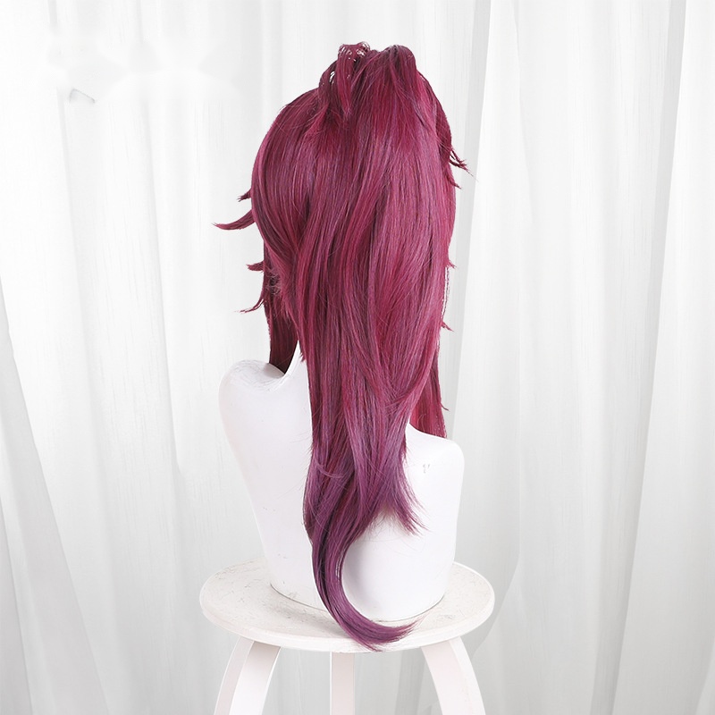 Nozomi Maruhata Purple Scalp-top Clip-in Single Ponytail Cosplay Wig for Ensemble Stars!! - Image 4
