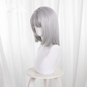 Mai Xiaowen Silver Gray Scalp-top Styled Cosplay Wig for Delta Force