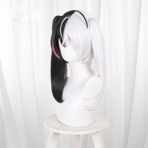 Requiem Two-tone Twin Ponytail Cosplay Wig for Project Mugen