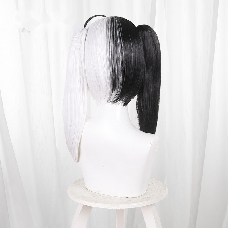 Requiem Two-tone Twin Ponytail Cosplay Wig for Project Mugen - Image 3