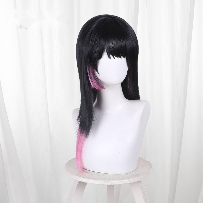 Akane Osaki Gradient Round Scalp-top Cosplay Wig for Akane-banashi - Image 2