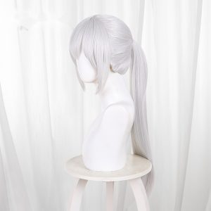Luna Silver Gray Ponytail Cosplay Wig for Delta Force