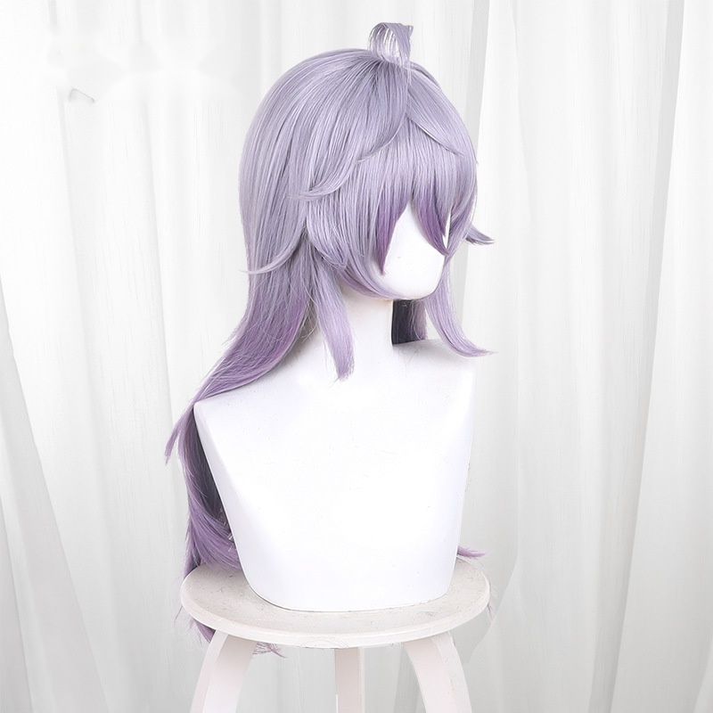 Enzo Gradient Purple Round Scalp-top Long Cosplay Wig for Rock Kingdom World - Image 3