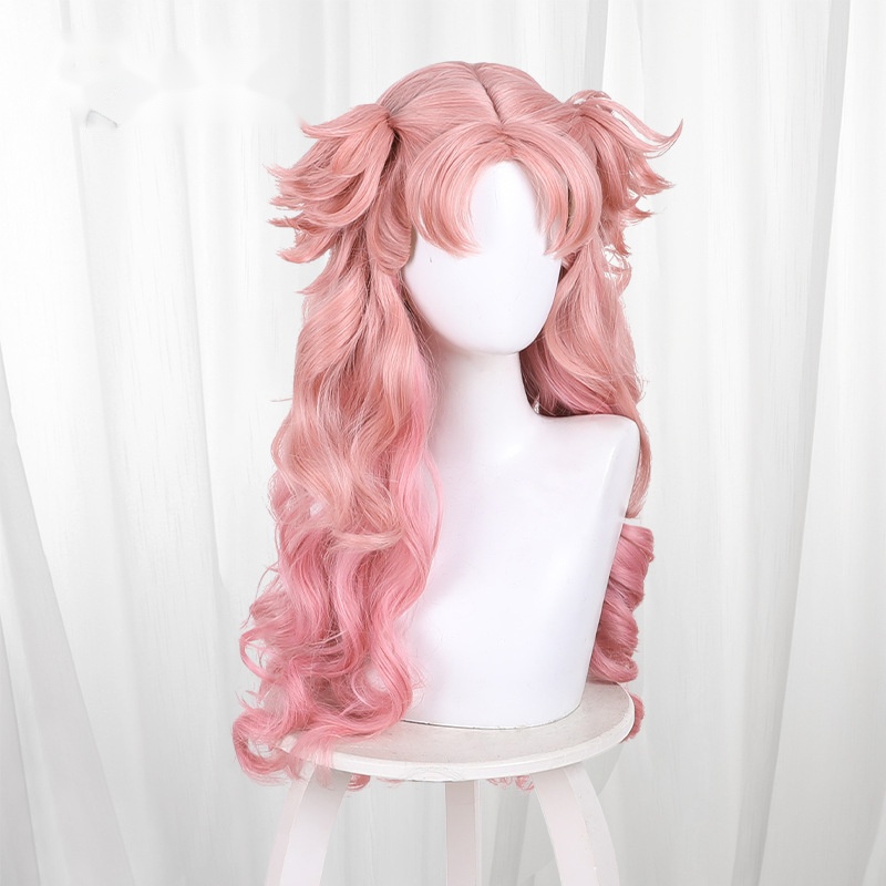 Tetia Gradient Pink Scalp-top Ponytail Cosplay Wig for Witch Hat Atelier - Image 2