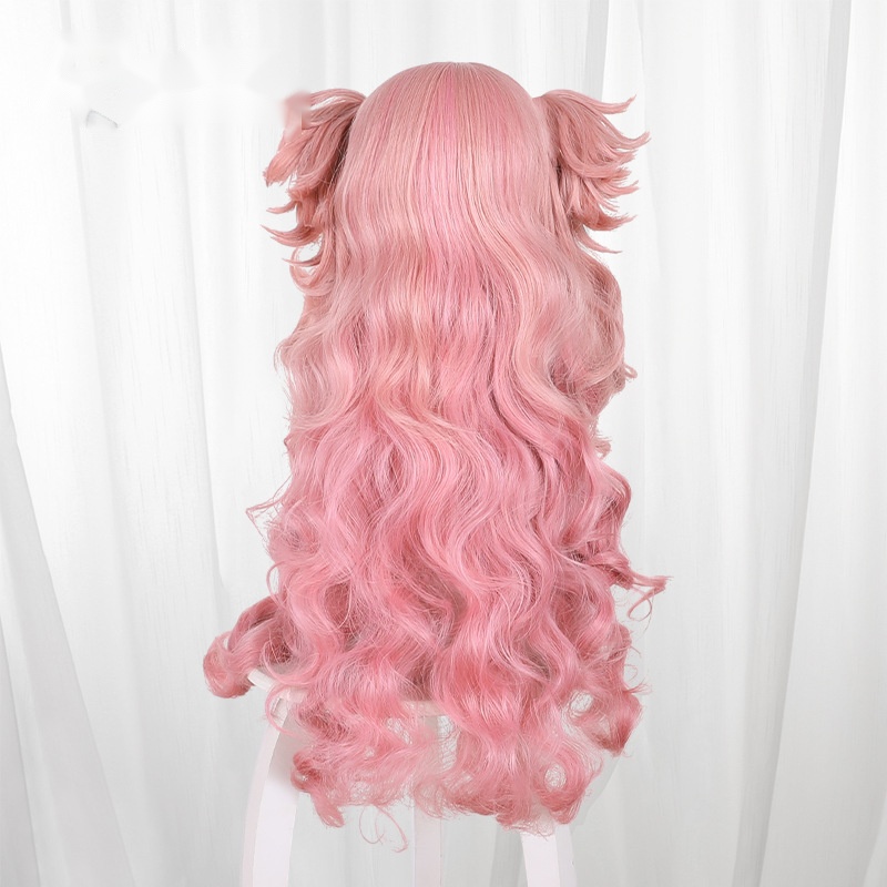 Tetia Gradient Pink Scalp-top Ponytail Cosplay Wig for Witch Hat Atelier - Image 4